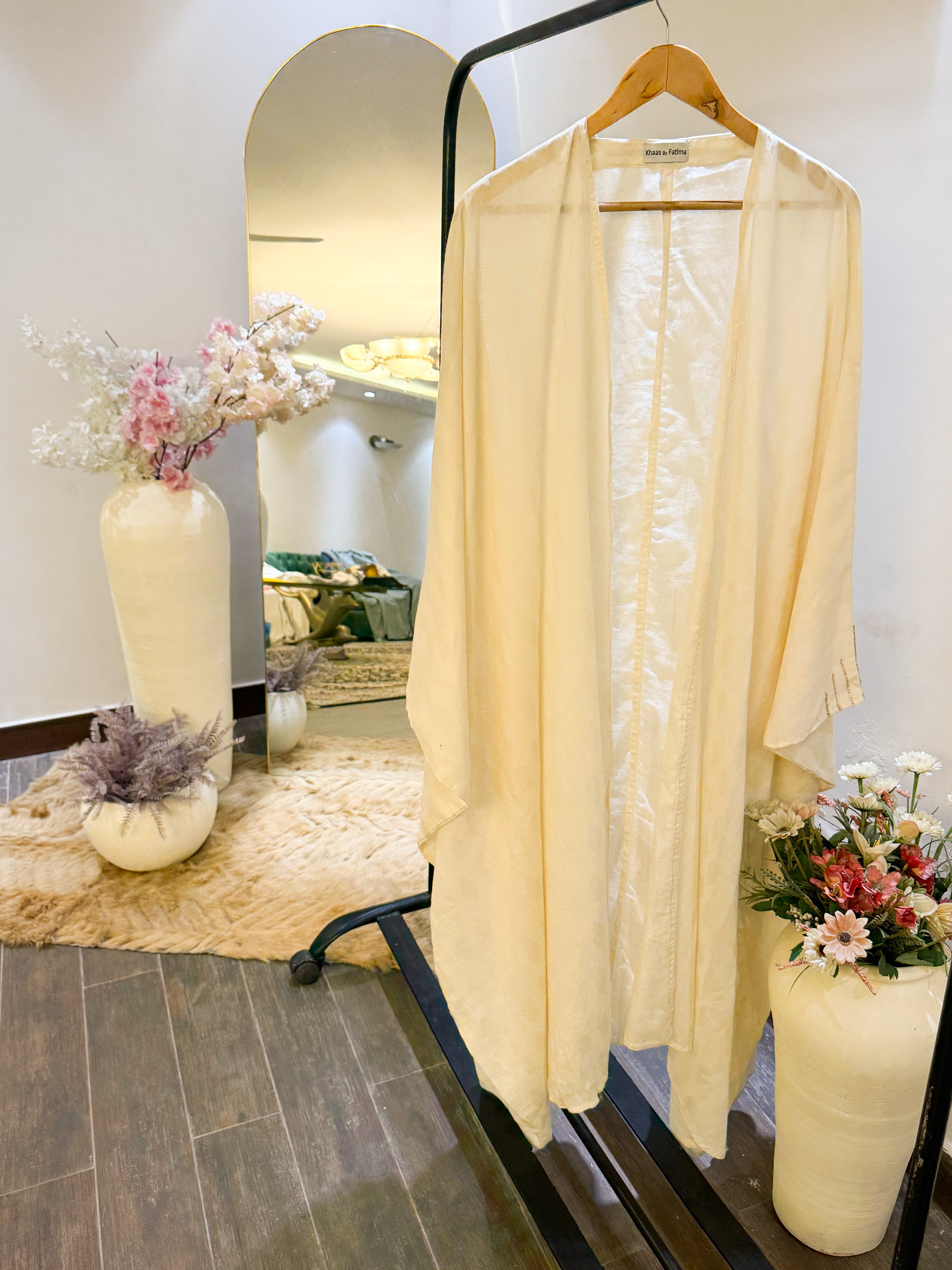 The Cream Classic Kaftan Abaya
