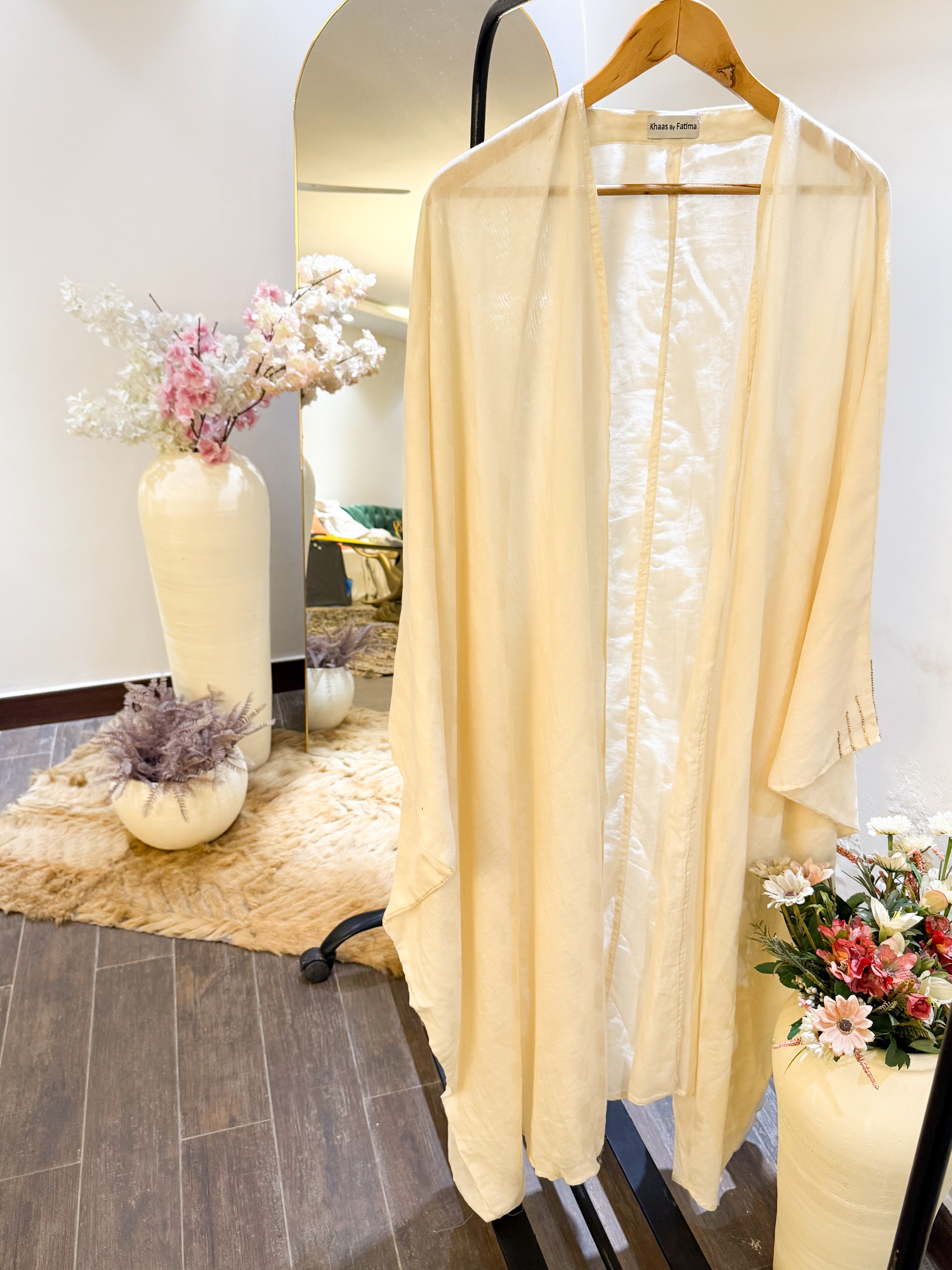 The Cream Classic Kaftan Abaya