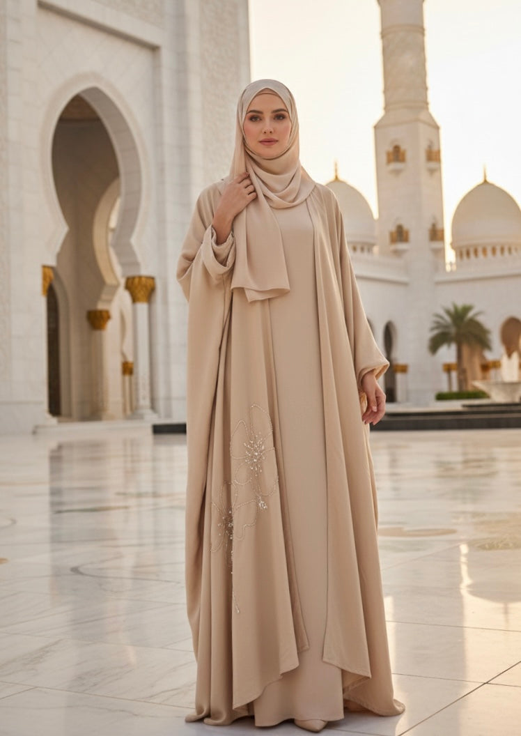 Beige Abaya
