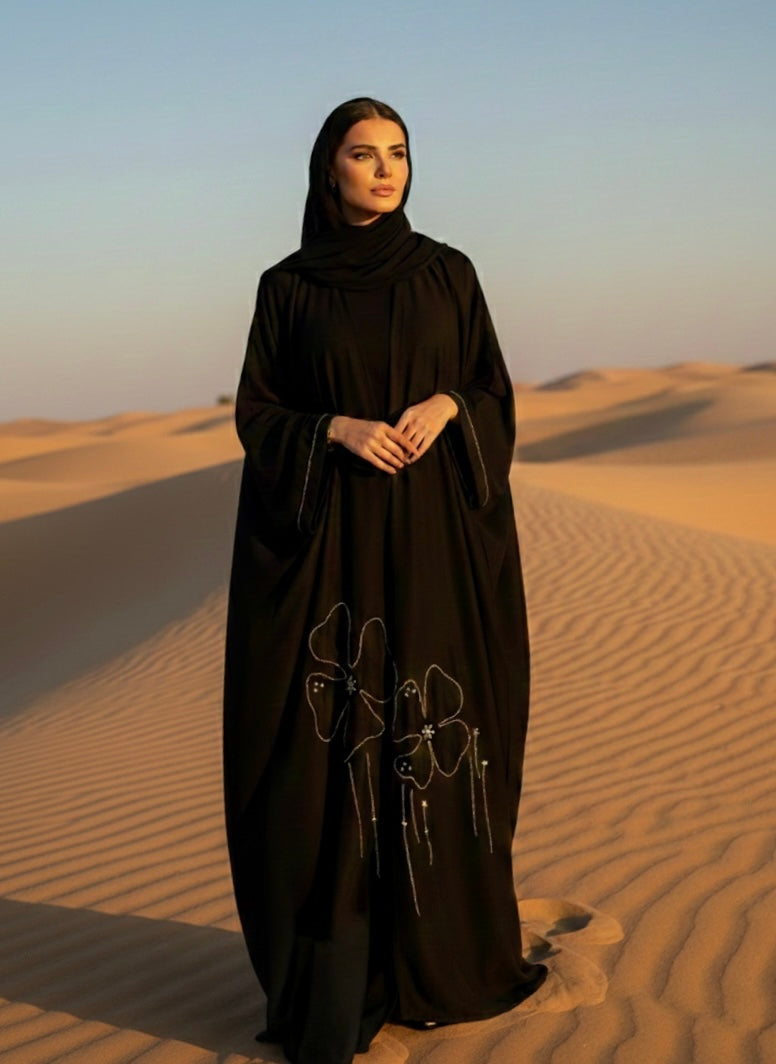 Black Luxury Abaya