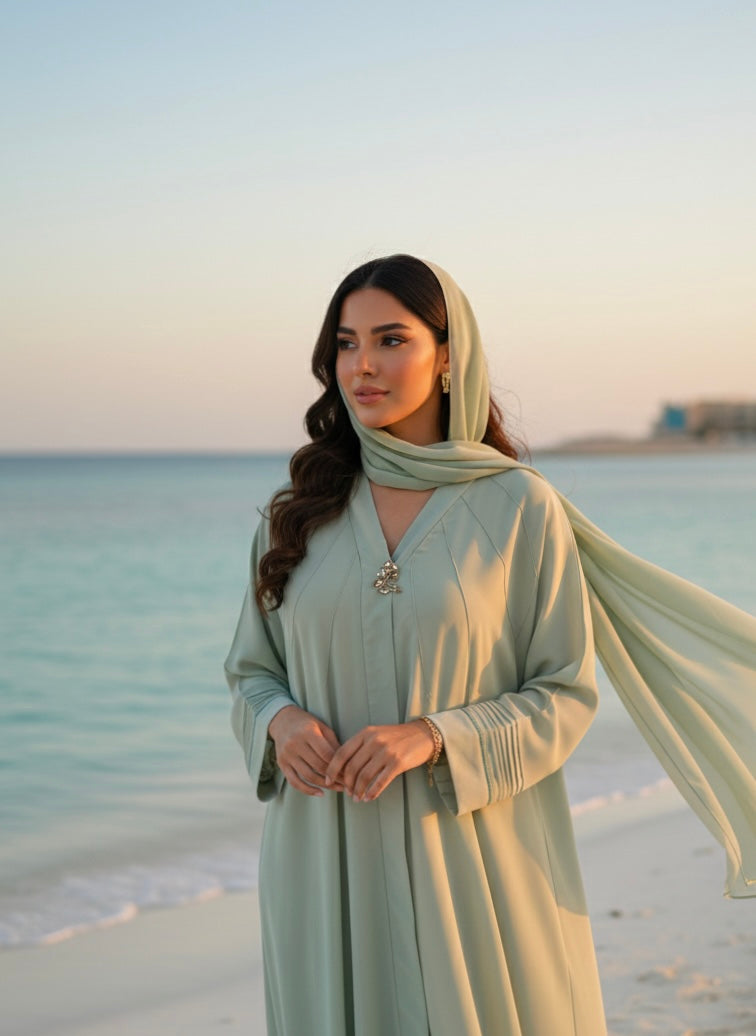 "Hayaa" Mint Abaya
