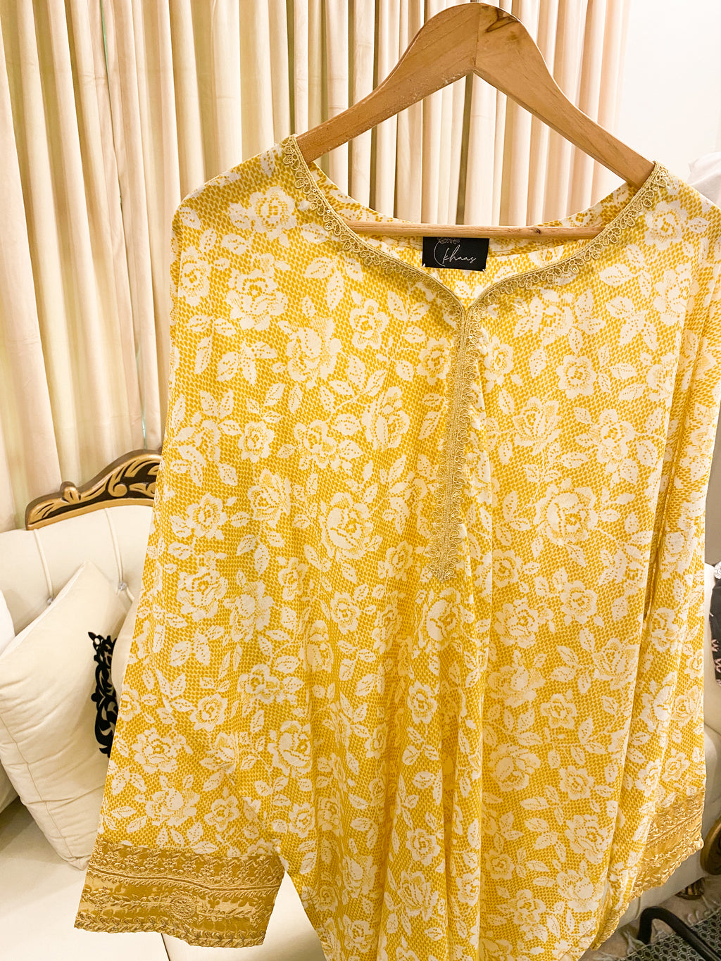 Marigold Bloom Printed Lawn