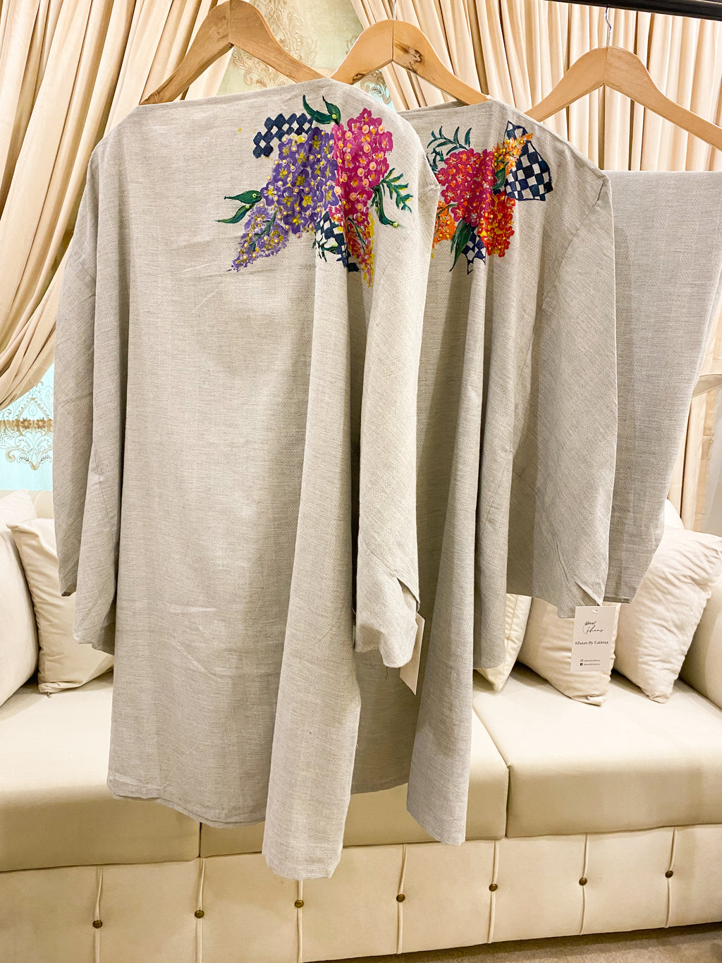 Blossom Canvas Hand-Painted Set