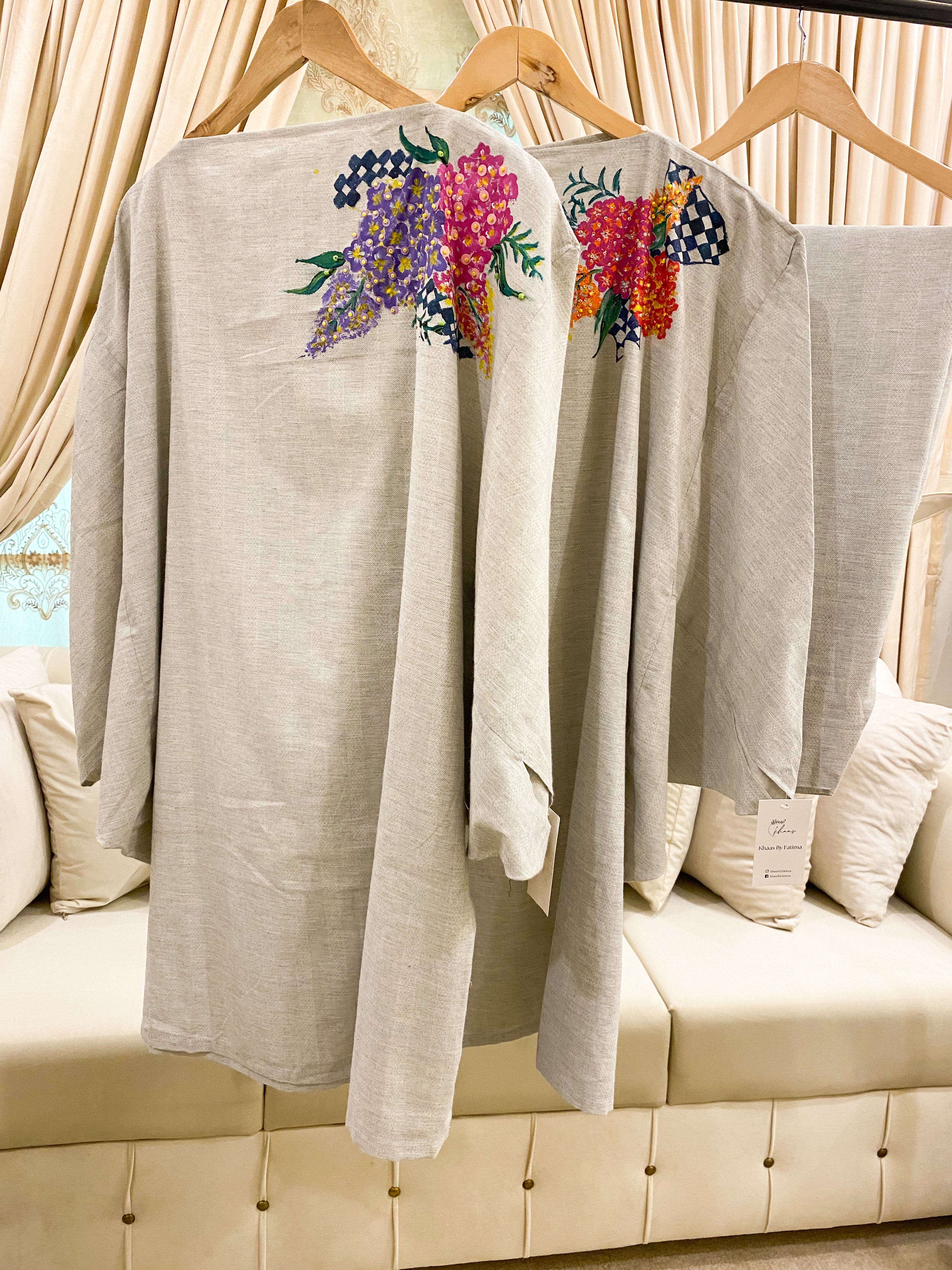 Blossom Canvas Hand-Painted Set