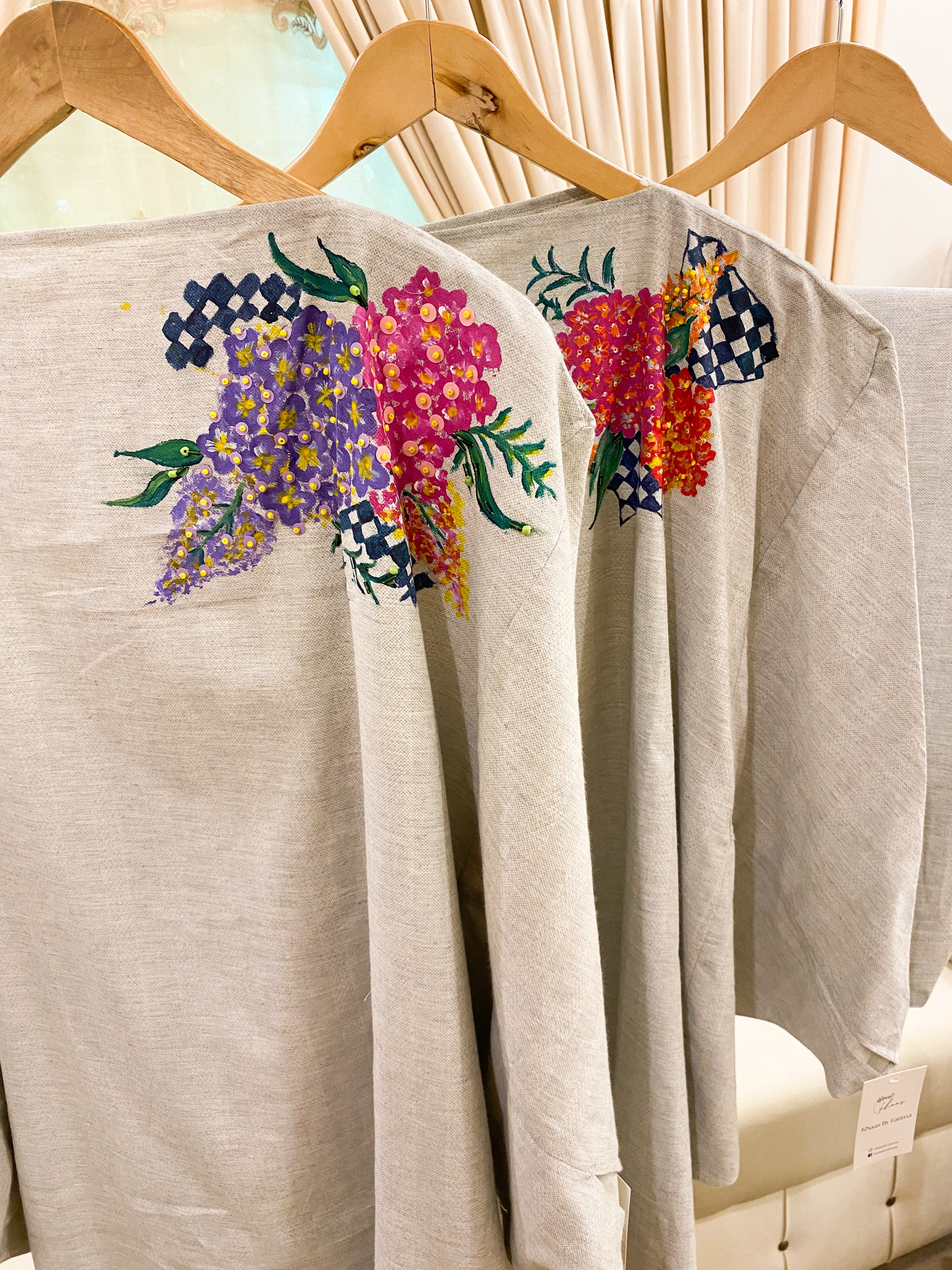 Blossom Canvas Hand-Painted Set