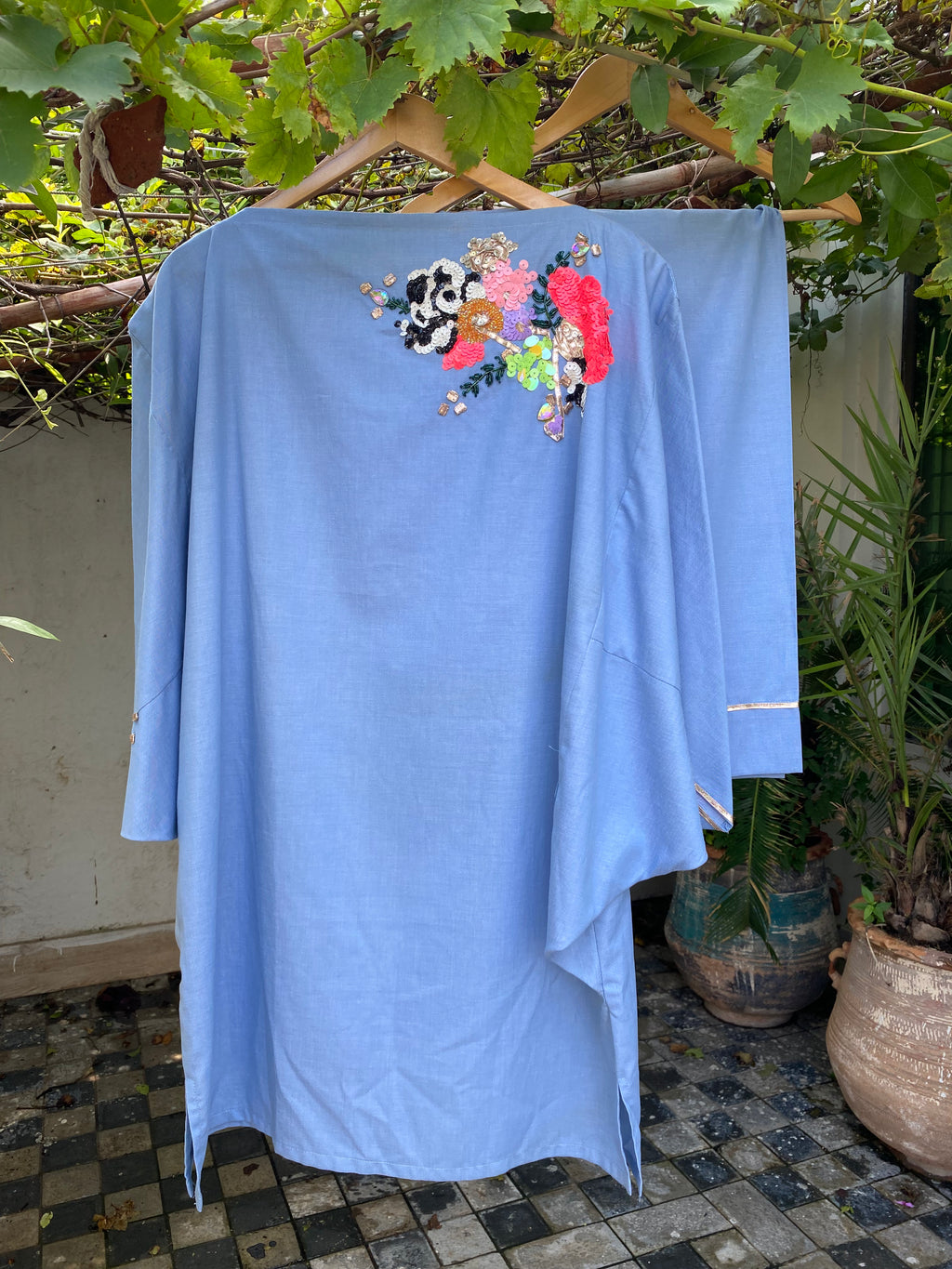 Luxe Denim Bloom Co-ord