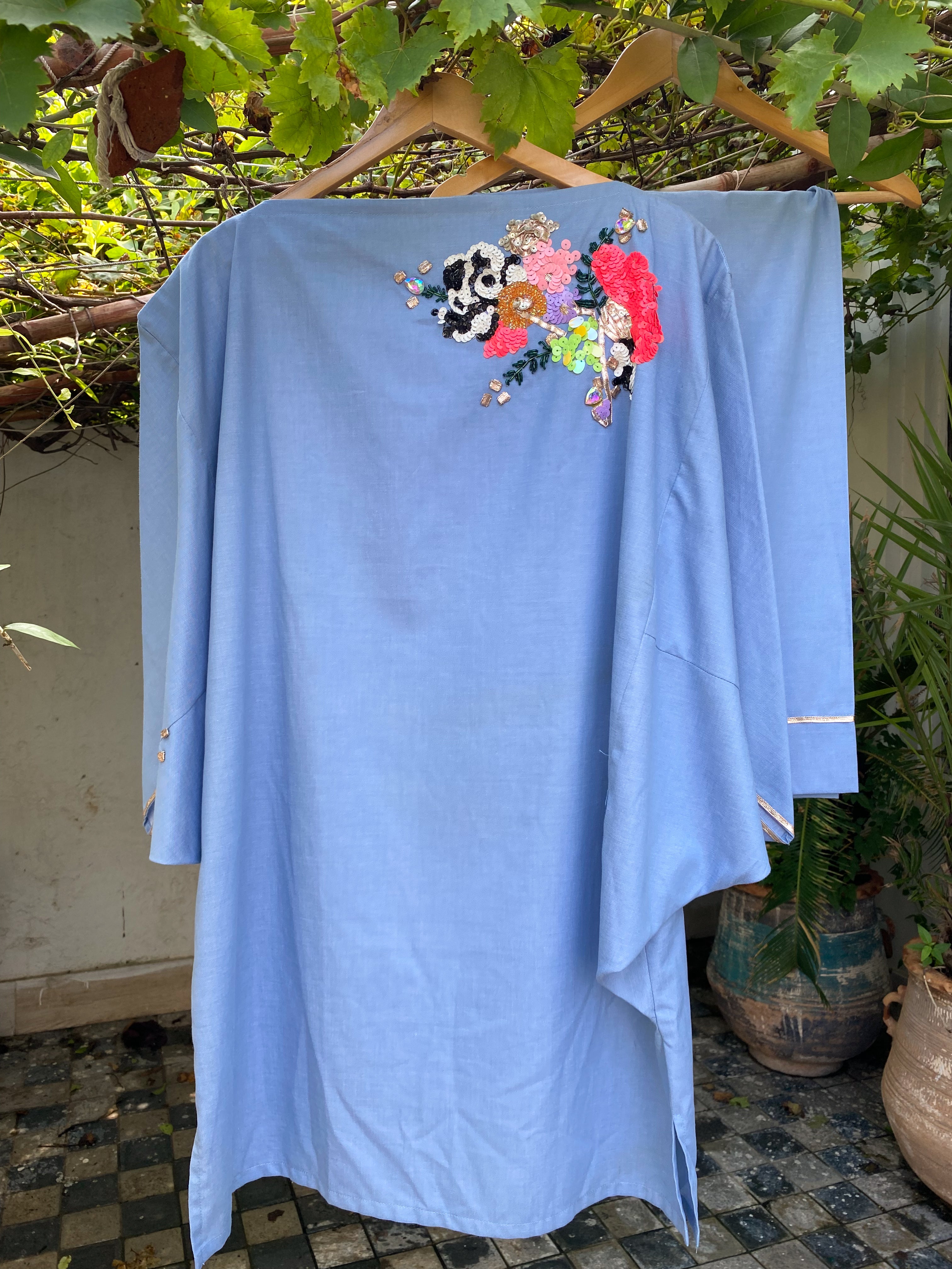 Luxe Denim Bloom Co-ord